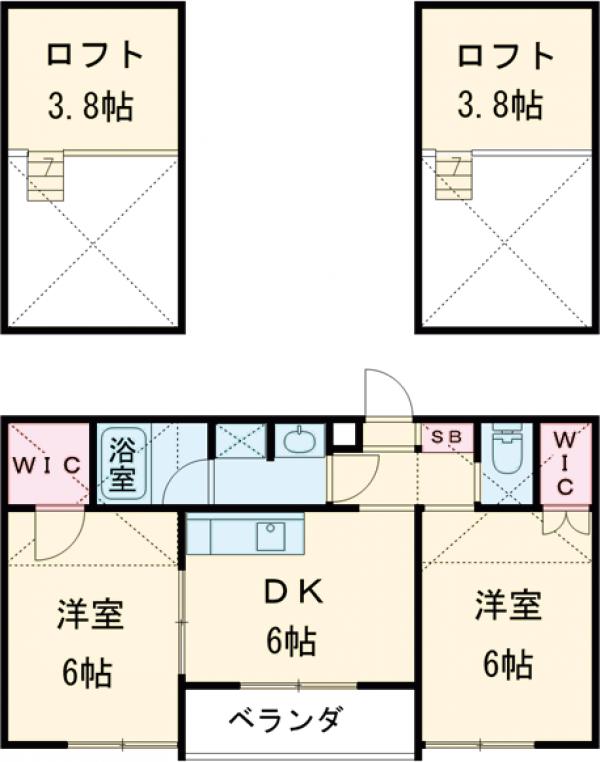 ルネ・丸美Ⅳの間取り