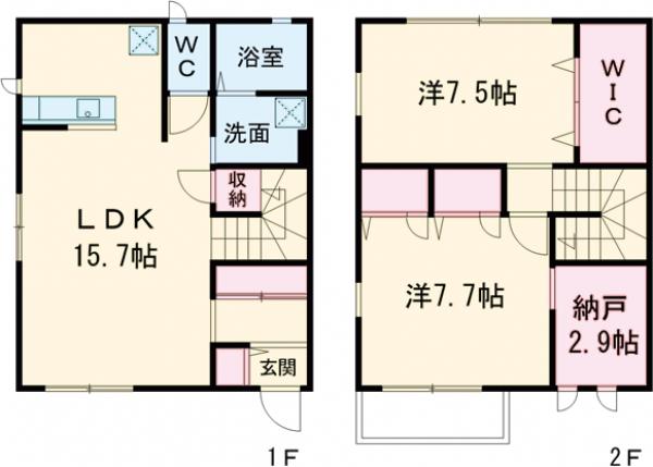 アルフェッカFの間取り