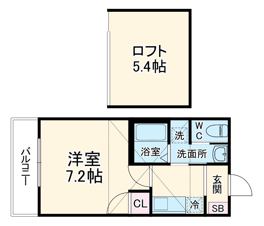 Felice鵠沼海岸の間取り