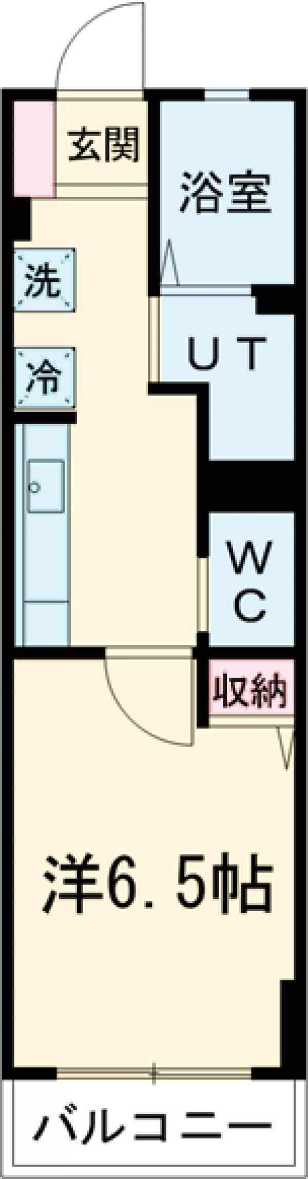 ルミエール県立女子大前Aの間取り