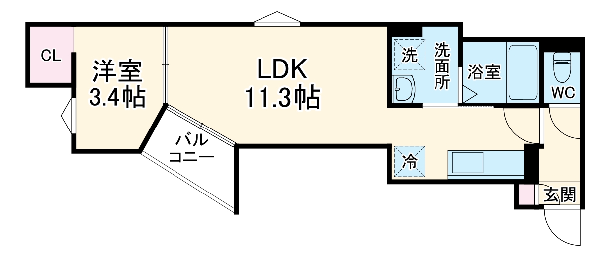 REGALEST西院の間取り