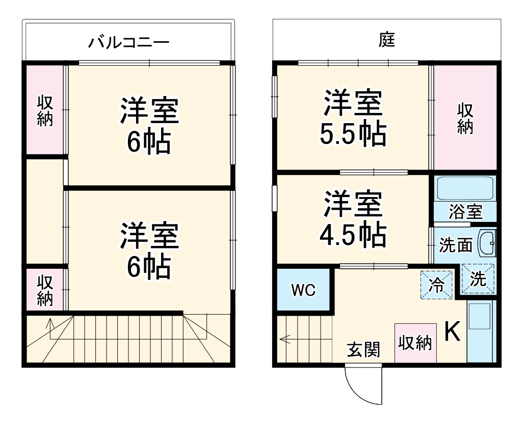 日向戸建の間取り