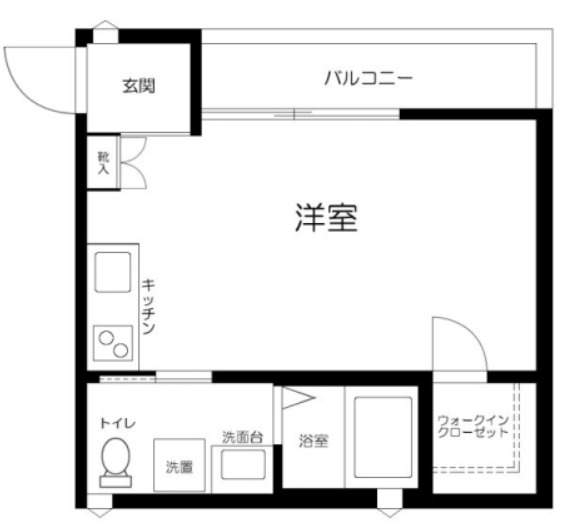 ウェール上馬の間取り