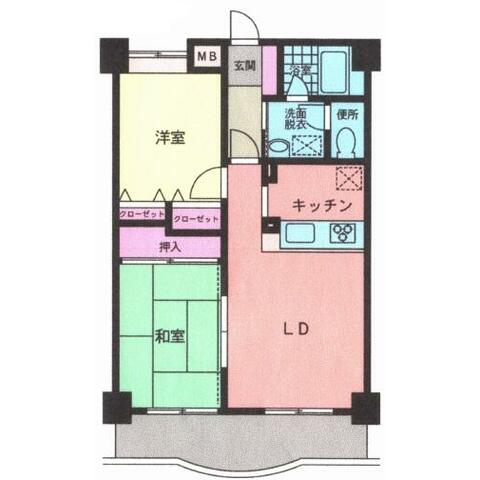 T.CREST.BLDGⅡの間取り