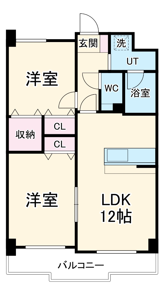 ヴィラヴェールの間取り