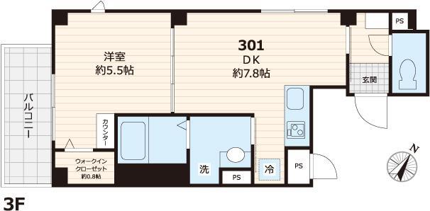 ビューノ日暮里南公園の間取り