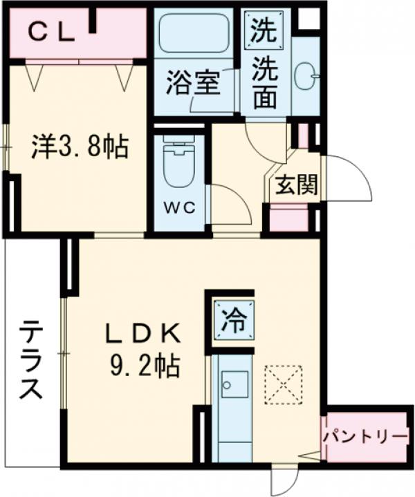 D-ROOM Sun Platinaの間取り