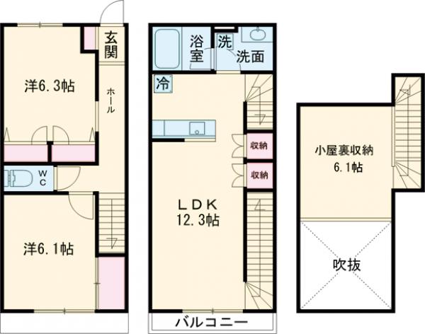 コンフォートの間取り
