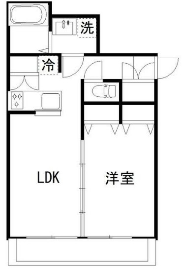 カルディア中央の間取り