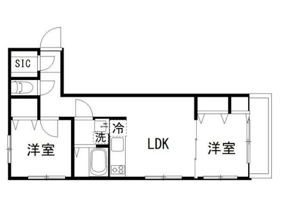 カルディア中央の間取り