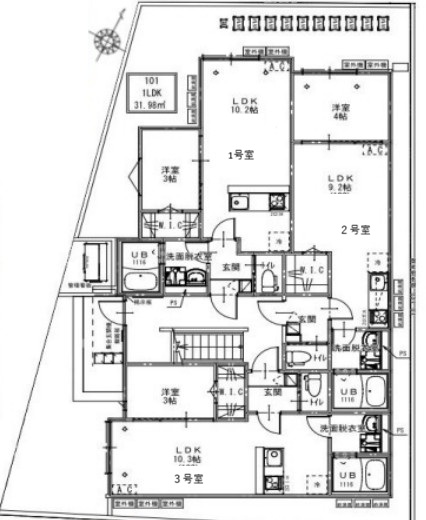 KEIAI RESIDENCE 大和田Ⅳの間取り
