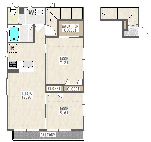 Charme Kinutaの間取り