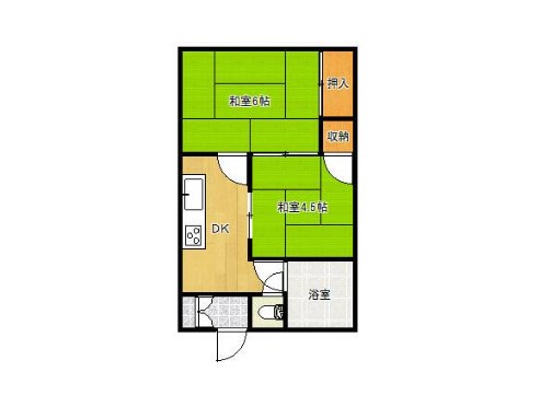 広養荘の間取り