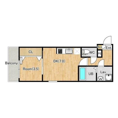 (仮称)ジーメゾン海老名門沢橋ポルタの間取り