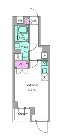 東向島の完工年月(2025年2月)築の賃貸マンションの間取り