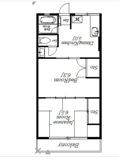 シティハイムソフィアの間取り