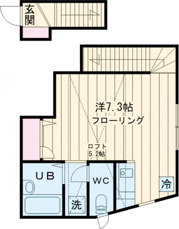 フレンツァ８の間取り