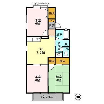 ソフィアコーポの間取り