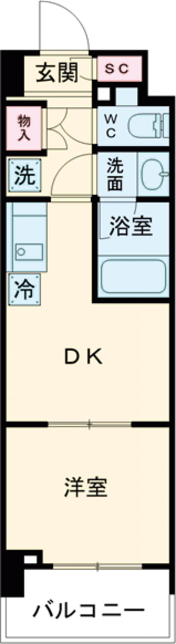 グランカーサ四谷の間取り