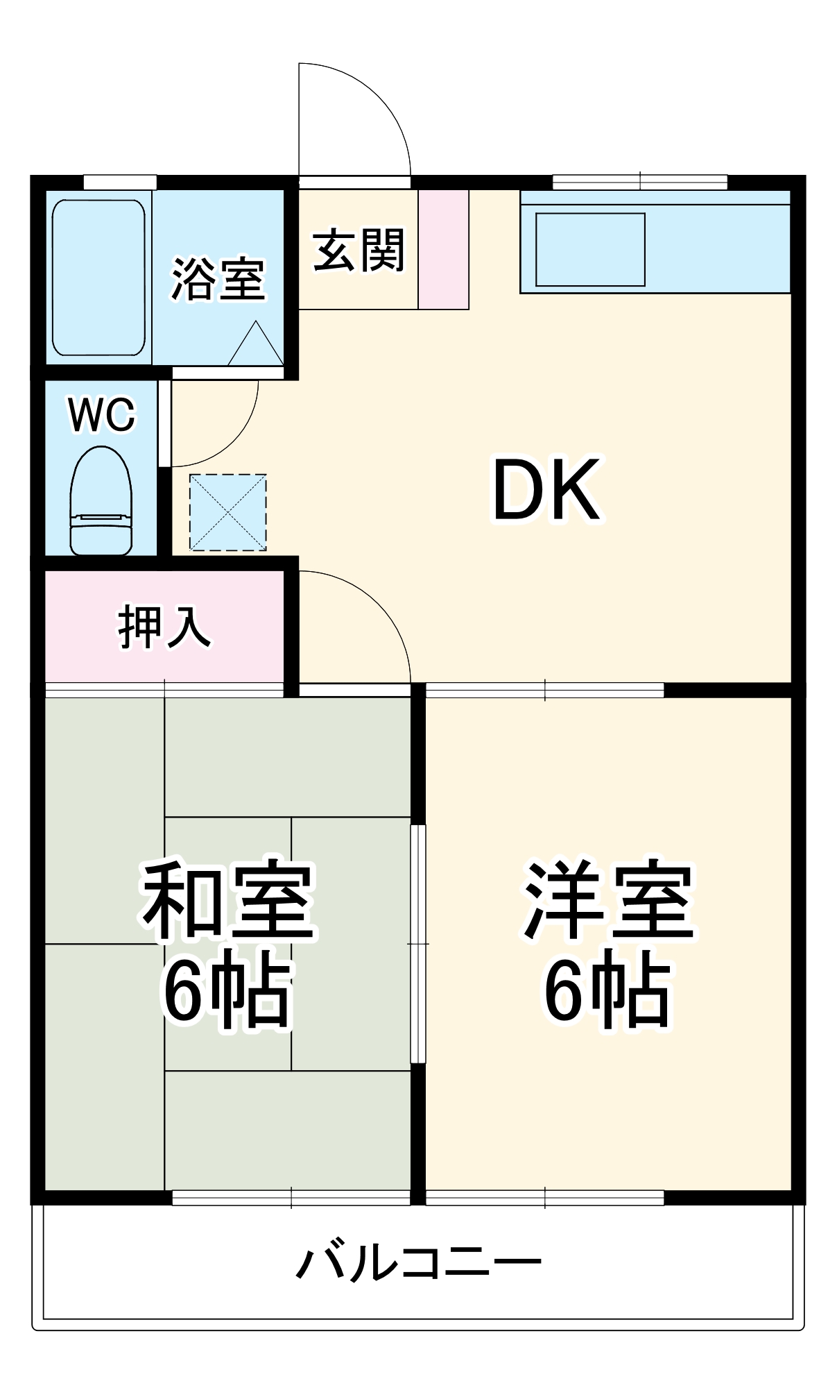 エトアール狩野の間取り