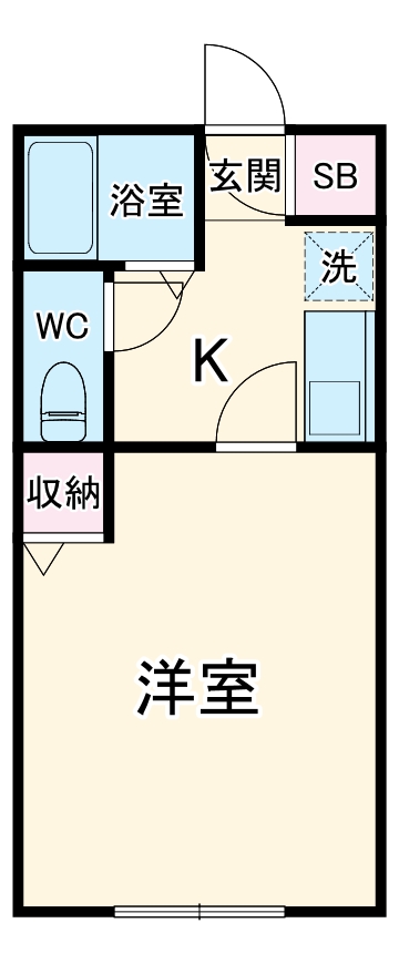 レスポワール幕張の間取り