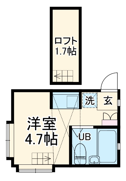 ピュアハウス藤棚三番館の間取り