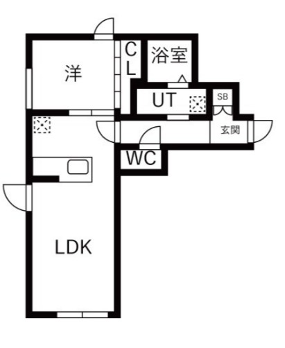 シエル中野坂上の間取り