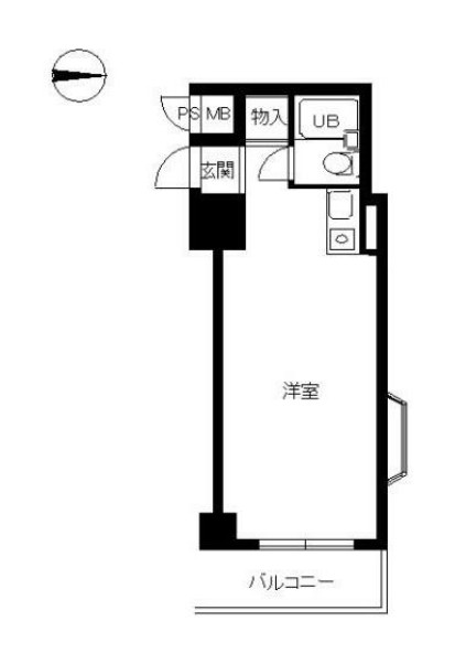 スカイコート渋谷の間取り