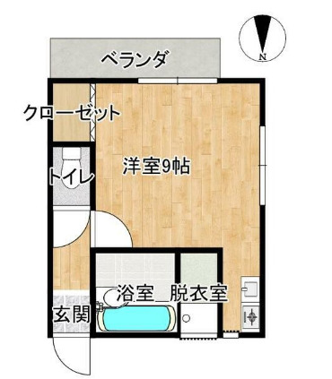 メゾンドコリーヌの間取り