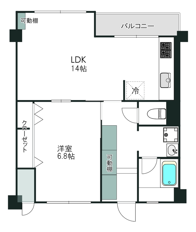 三栄ビルの間取り