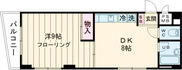 カームマツバラの間取り