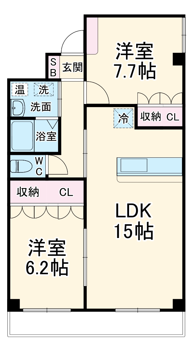 カルキノスの間取り