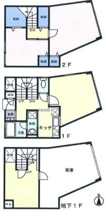 若林プレムヒルズの間取り