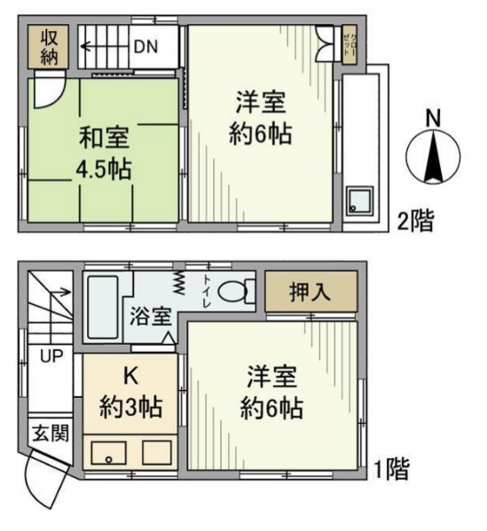 中十条2丁目戸建の間取り
