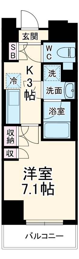 プライマル船橋の間取り