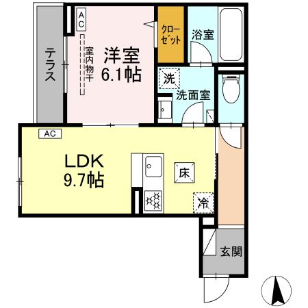 エスペリア栄町の間取り