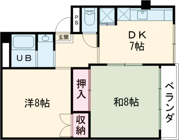 清水マンションの間取り