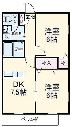 グレンデールの間取り
