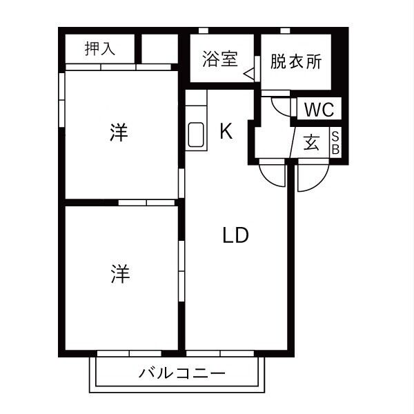 ル パンAの間取り