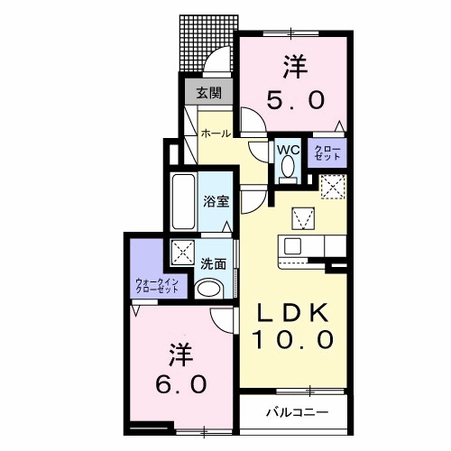 オーブ・レジェールの間取り