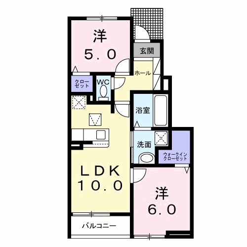 オーブ・レジェールの間取り
