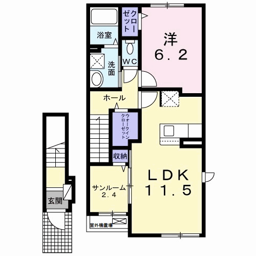 ハピネスの間取り