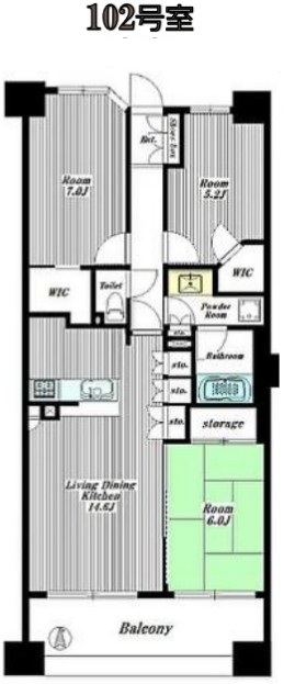 ベリスタ板橋浮間舟渡の間取り