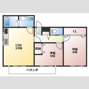 メゾンベルクの間取り