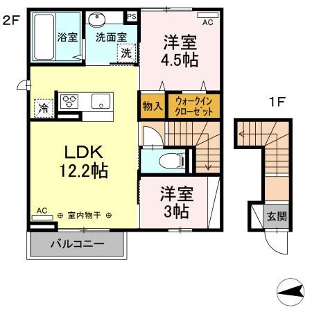 グランドソレイユの間取り
