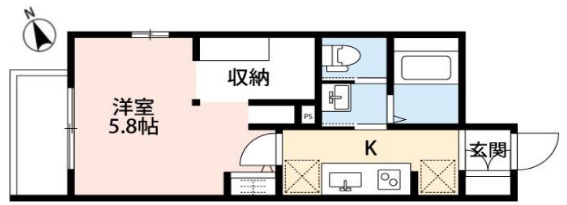 ノワール金町の間取り