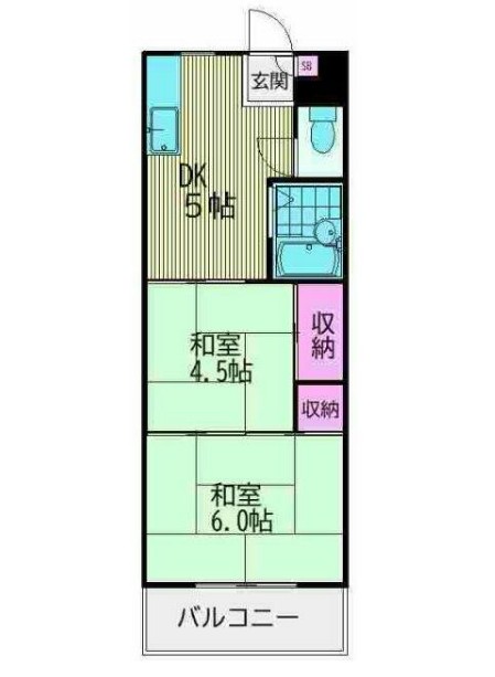 小松ハイツの間取り