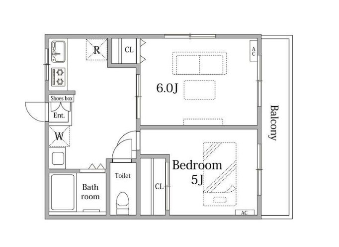 コーポオリンピアⅡの間取り