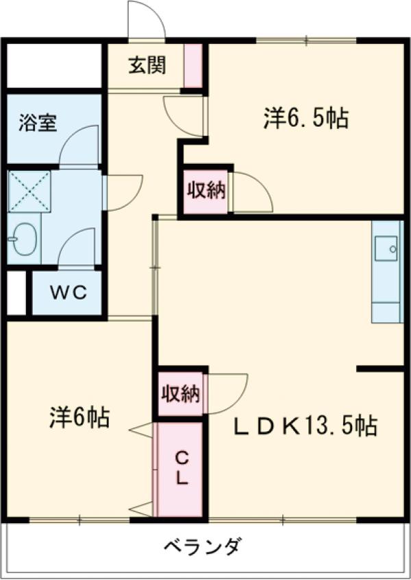 寺澤ハイツの間取り