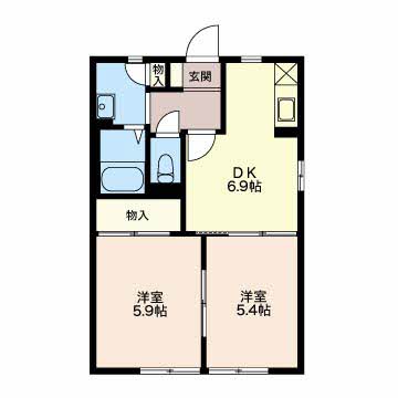 ファミール松栄の間取り